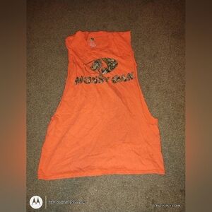 Mossy Oak Vibrant Orange Tank Top
